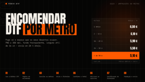 Cómo pedir DTF por metro