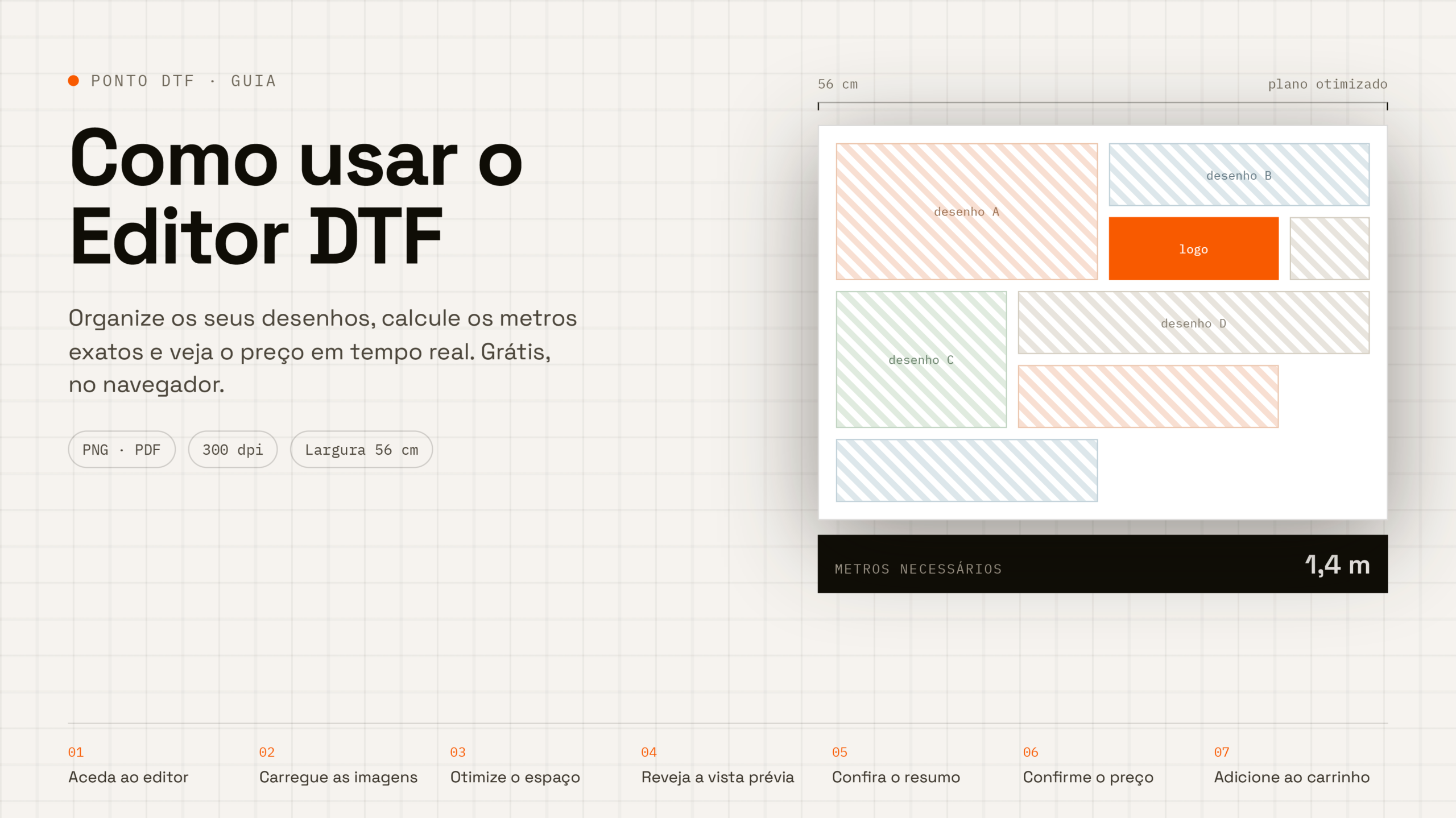 Haga su plano DTF con el editor DTF de Ponto DTF